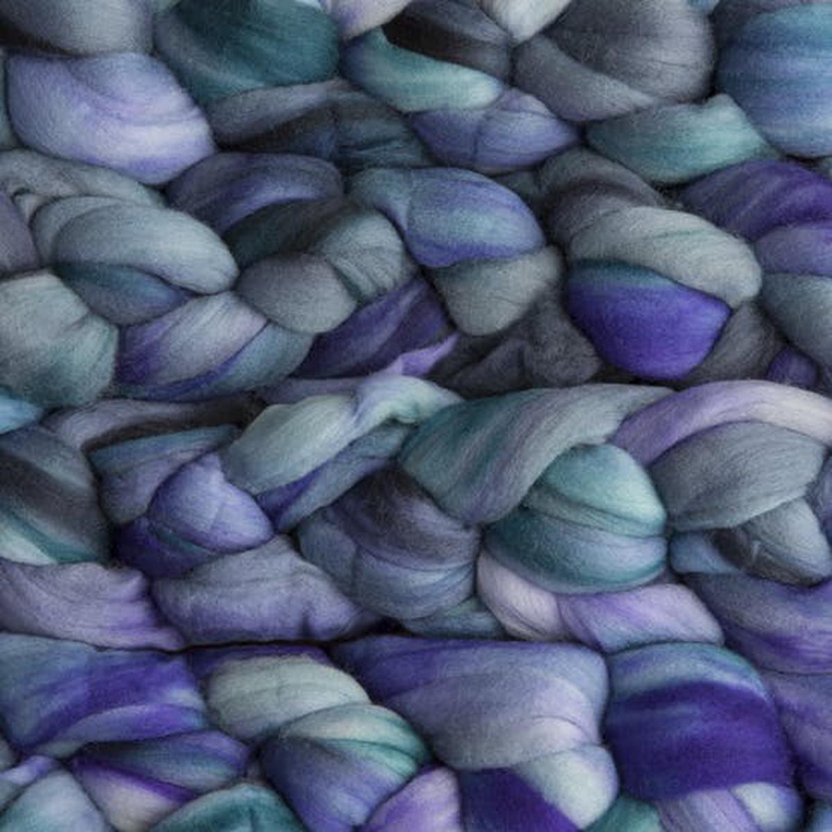 Azules 856 - Malabrigo Nube Roving Fiber Braid
