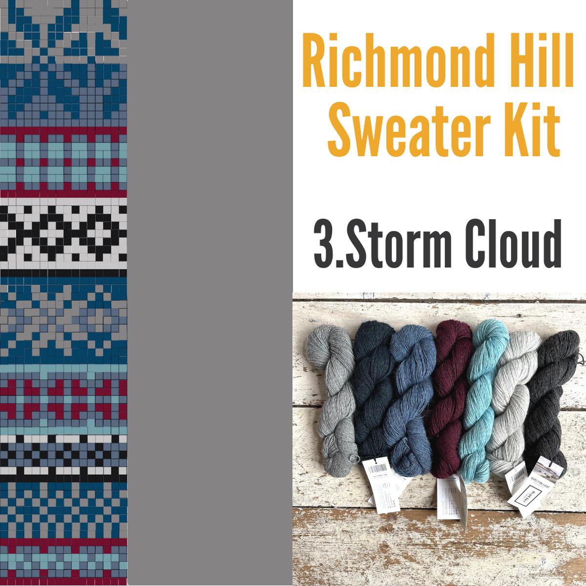 Richmond Hill Sweater Kit 3 - Storm Cloud