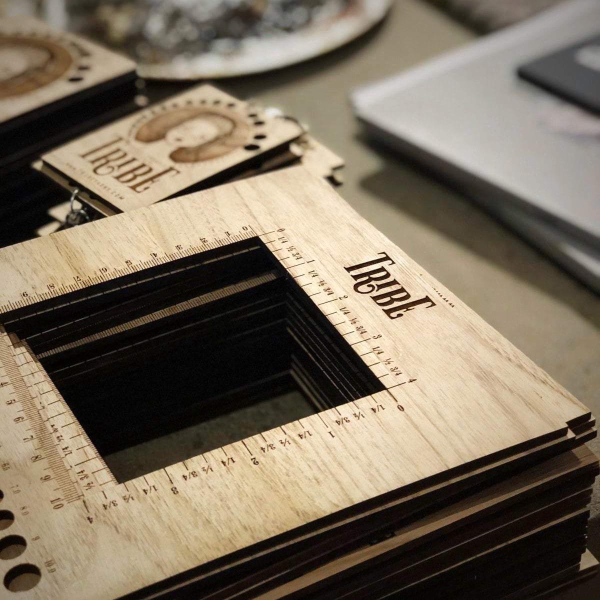 Tribe Handmade Wooden Swatch Gauge - Full Square