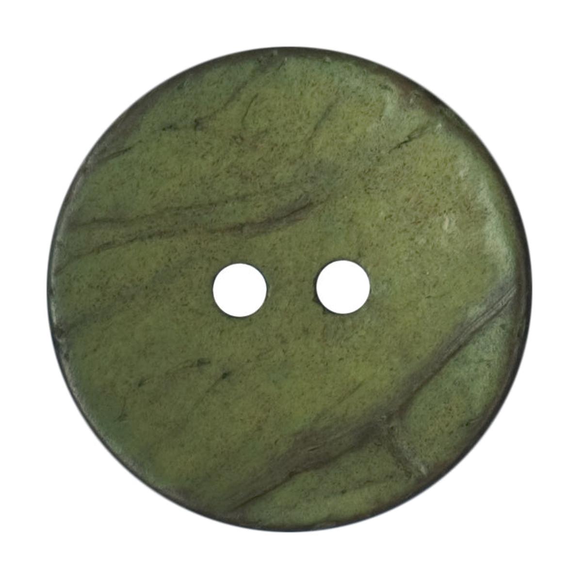 Round Coconut Button - 24mm