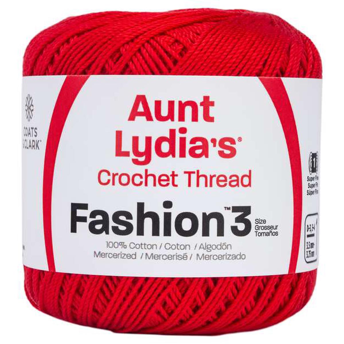 Aunt Lydia's Fashion Crochet Thread Size 3