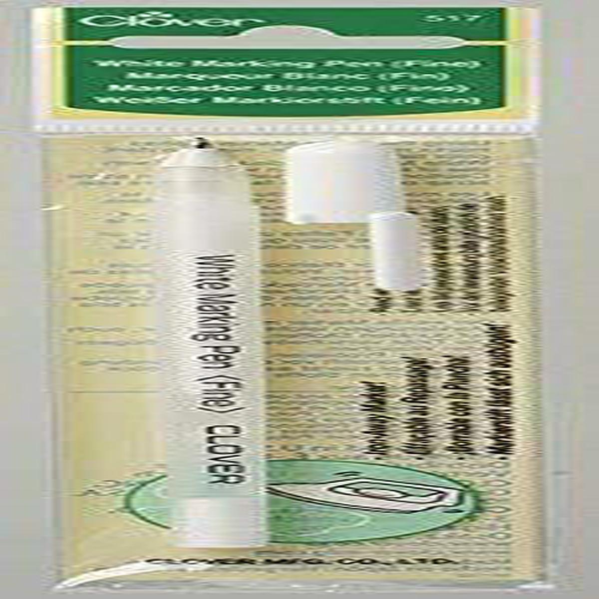 Clover White Marking Pen - Fine