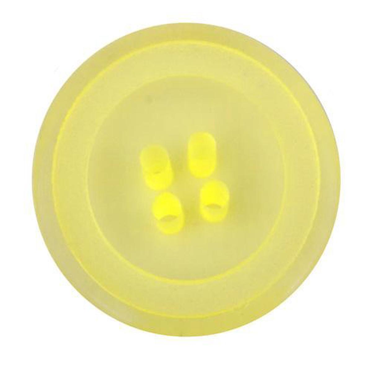 Translucent Chunky Button (Yellow)