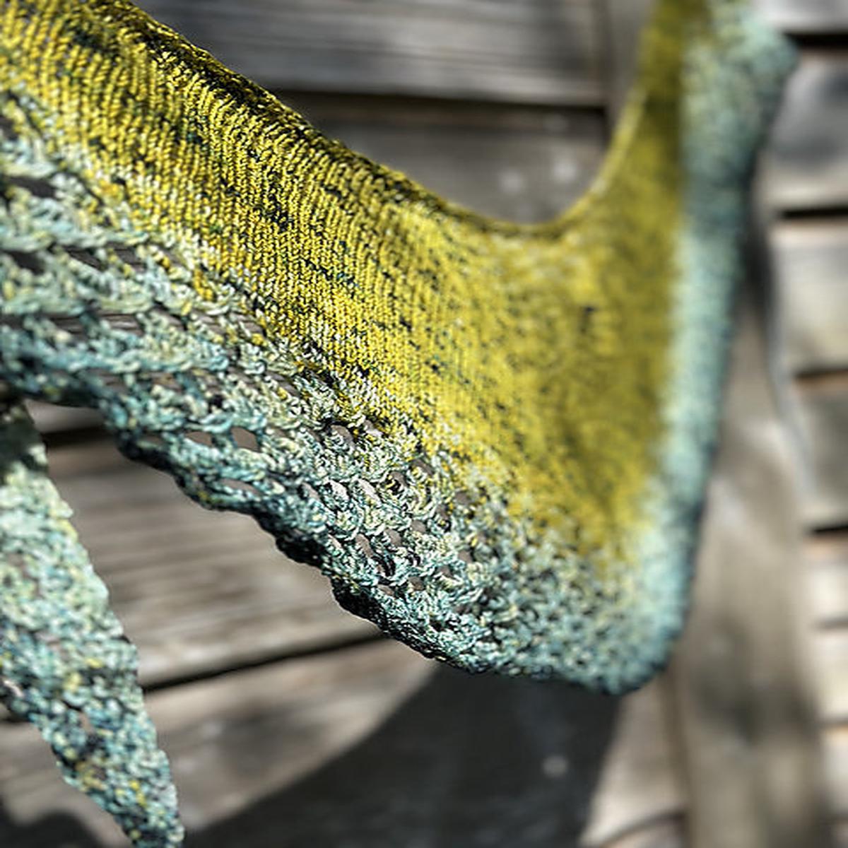 Sea Swash Shawl Pattern by Susan Ashcroft