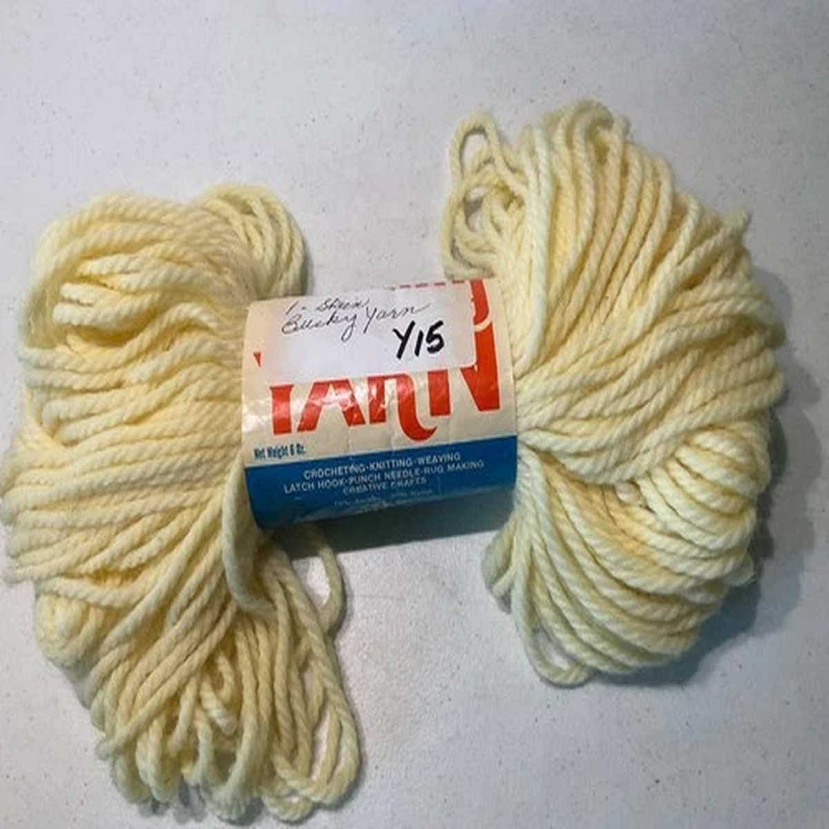 YARN 1 SKEIN for LATCH OR PUNCH NEEDLE Y15