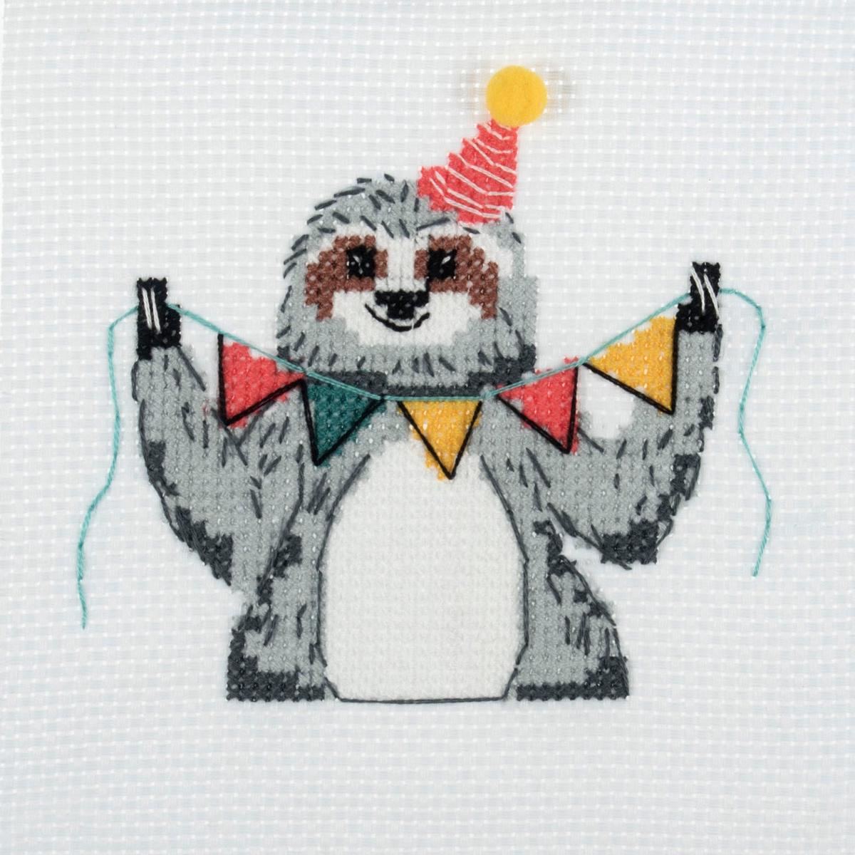 Trimits Cross Stitch Kit - Sloth