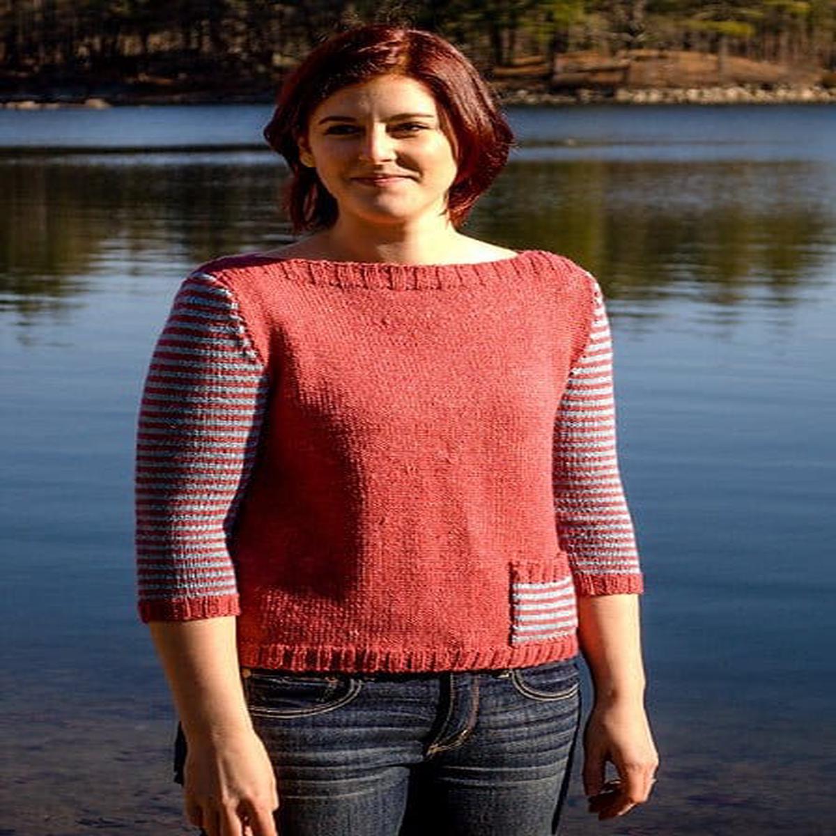 BAILEY BOATNECK PULLOVER Pattern by Juniper Moon - Leaflet
