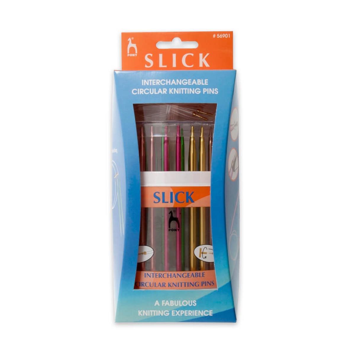 Pony Slick Interchangeable Circular Knitting Needle Set