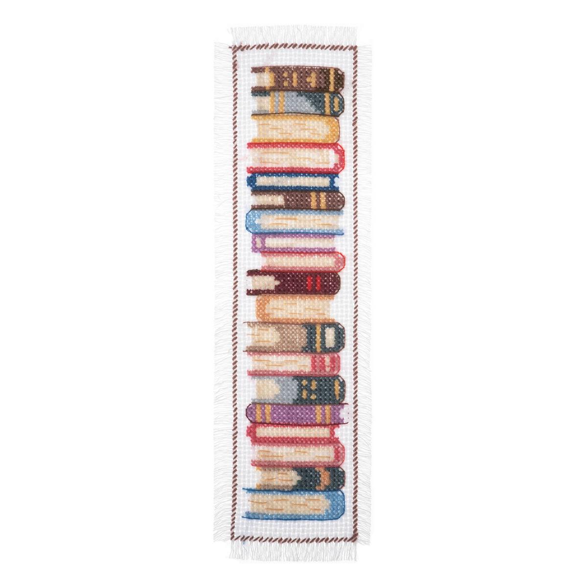 Trimits Cross Stitch Kit - Books Bookmark