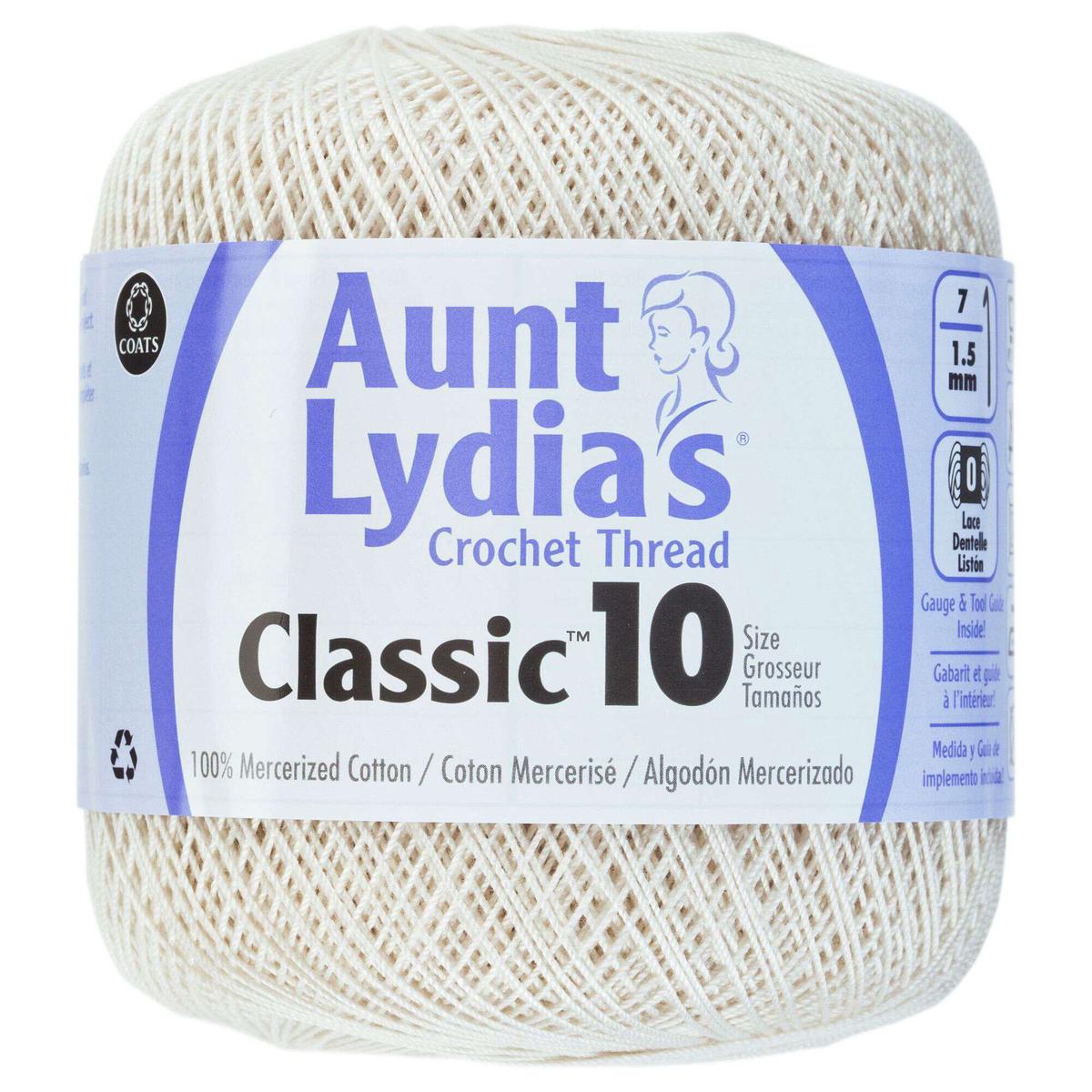 Aunt Lydia's Classic Crochet Thread Size 10 - Discontinued Shades