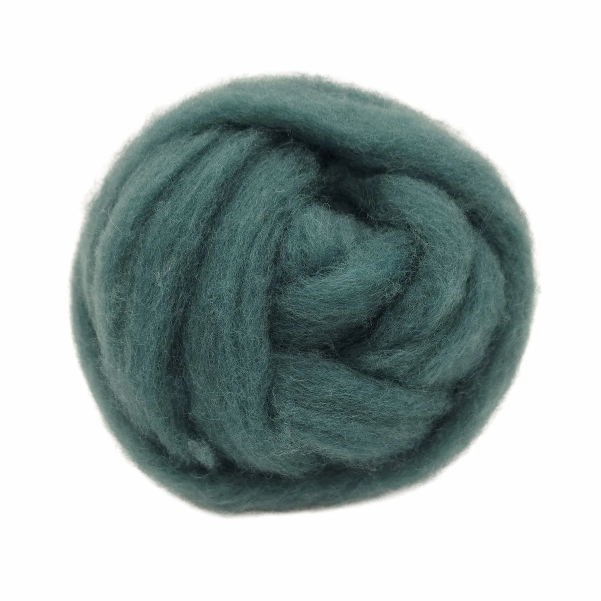 Carded Corriedale Sliver - Duck Egg