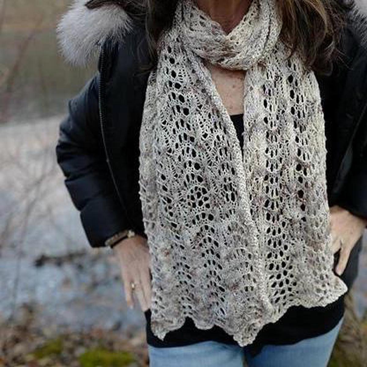 Winter Wonderland Lace Scarf Pattern