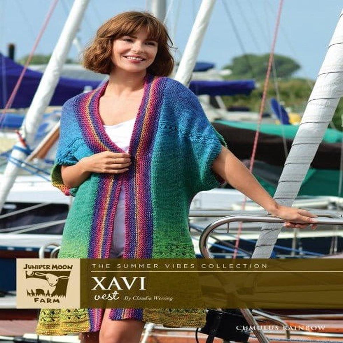 XAVI DUSTER VEST Pattern by Juniper Moon Farm - Leaflet
