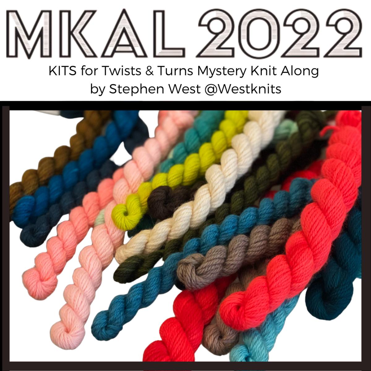 Westknits MKAL 2022 Kits: Twists & Turns