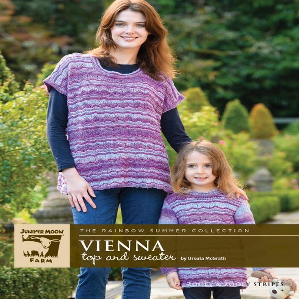 VIENNA TOP & SWEATER Patterns by Juniper Moon Farm - Leaflet