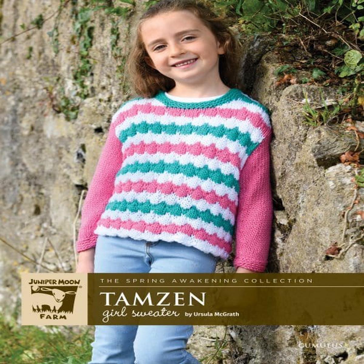 TAMZEN GIRL SWEATER Pattern by Juniper Moon Farm - Leaflet
