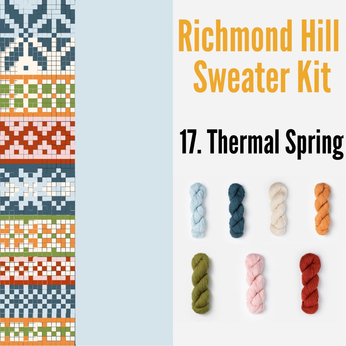 Richmond Hill Sweater Kit 17 - Thermal Spring