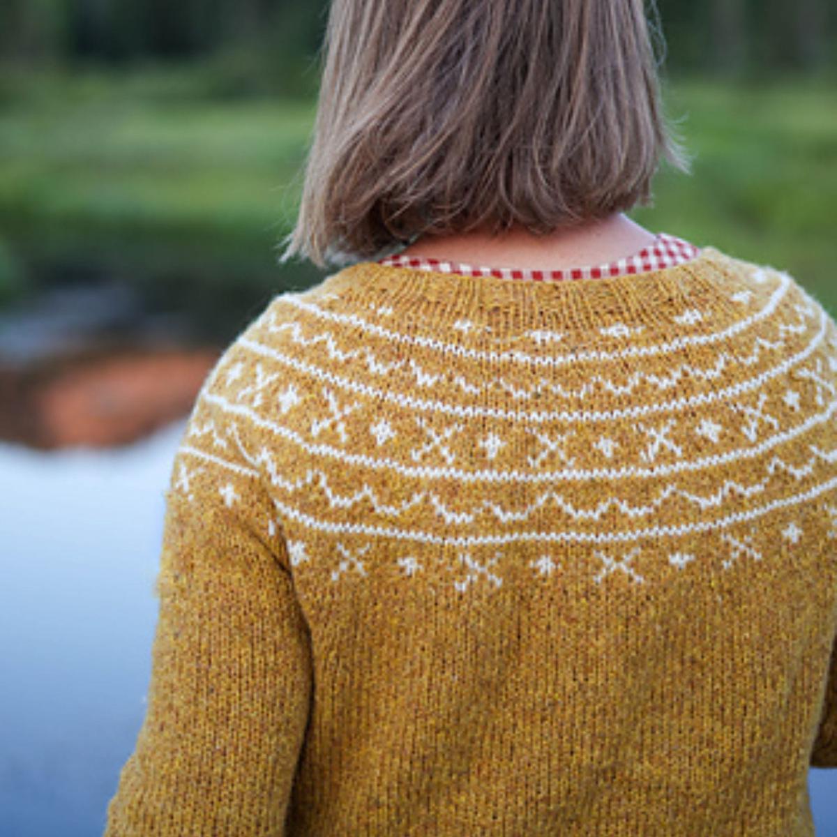 Brooks Cardigan by Kristin Drysdale in Biches & Bches Le Lambswool