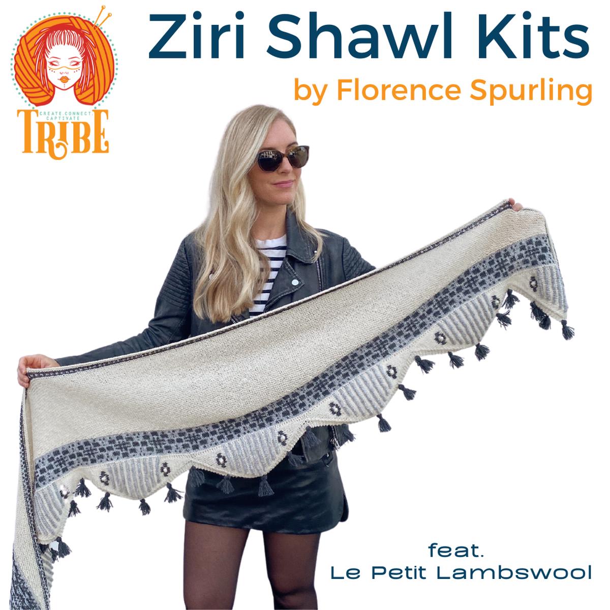 Ziri Shawl Kits by Florence Spurling
