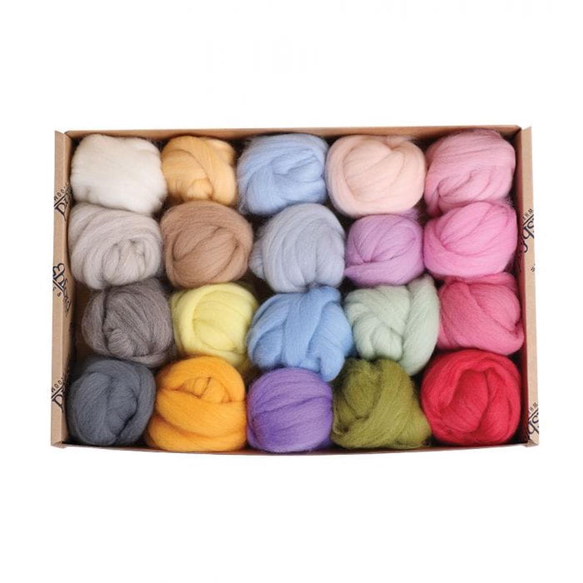 Ashford Corriedale Sliver Felting Starter Packs
