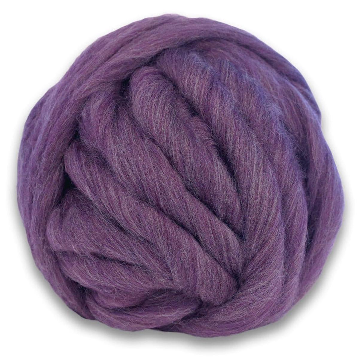 Shetland Heather Combed Wool Top - Thistle