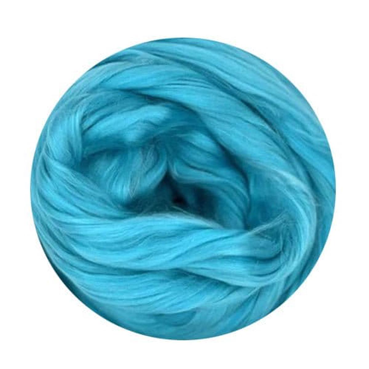 A Grade Dyed Mulberry Silk Top San Marino Blue