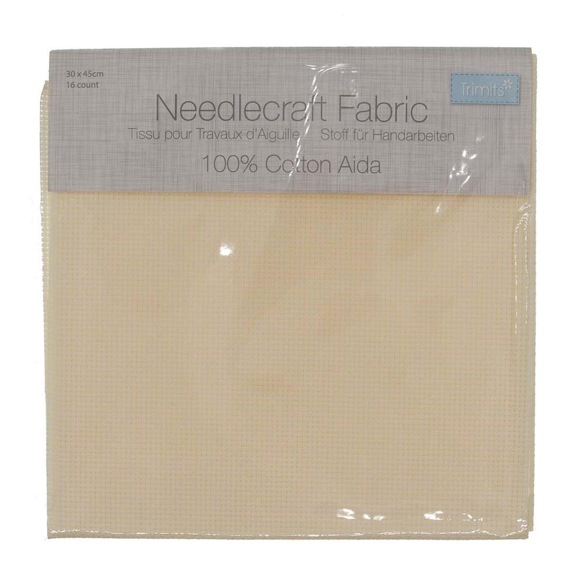 Trimits Needlecraft Fabric - 16 Count Aida (30x45cm)