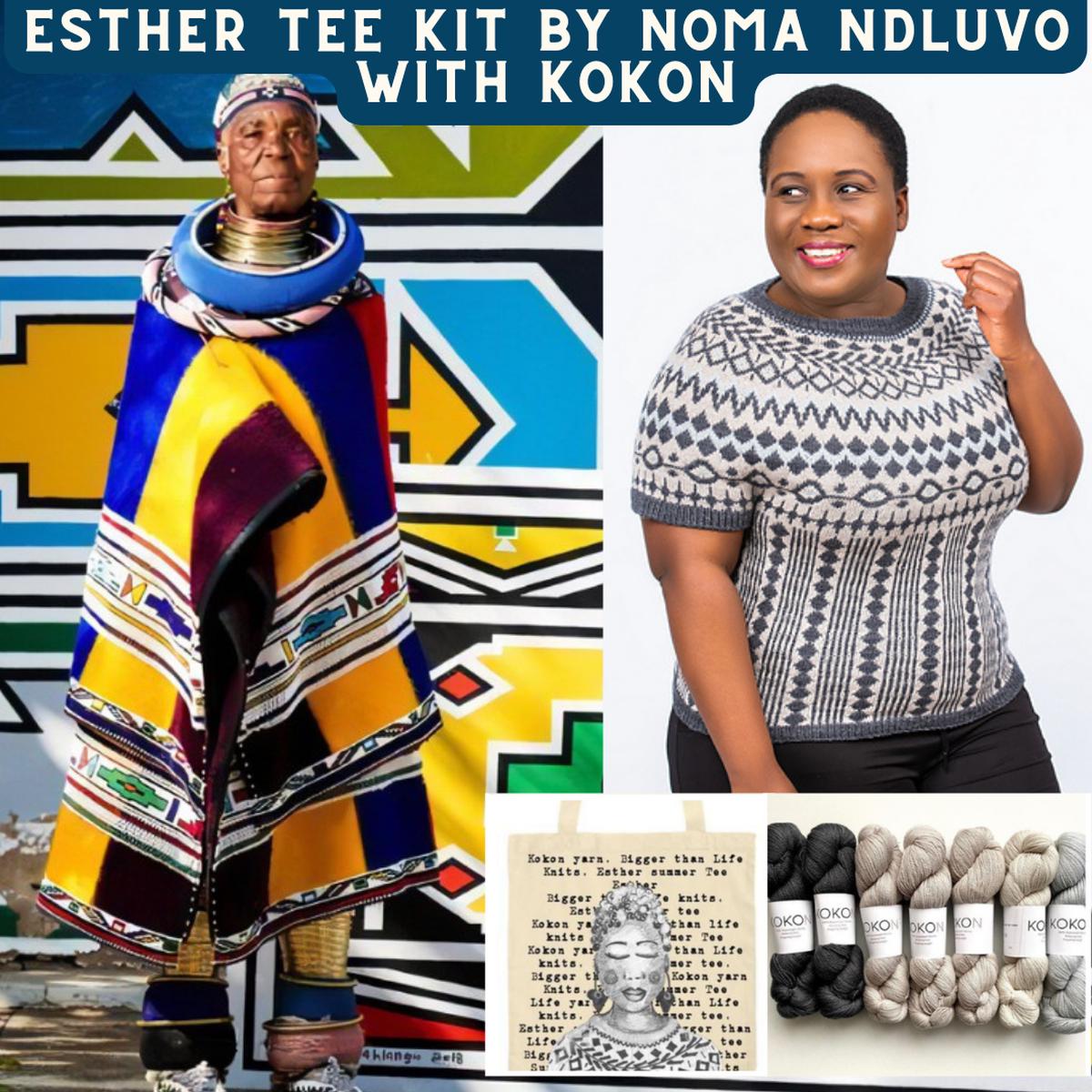 Esther Tee Kit by Noma Ndluvo with Kokon