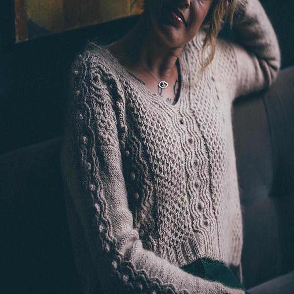 The Daydreamer Sweater Pattern by Andrea Mowry