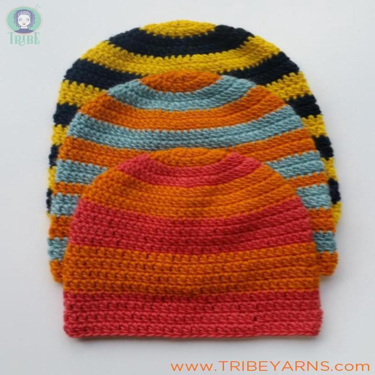 Ski Bum Hats CROCHET Pattern