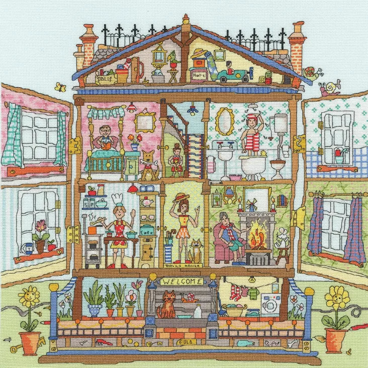 Bothy Threads Cut Thru' Dolls House