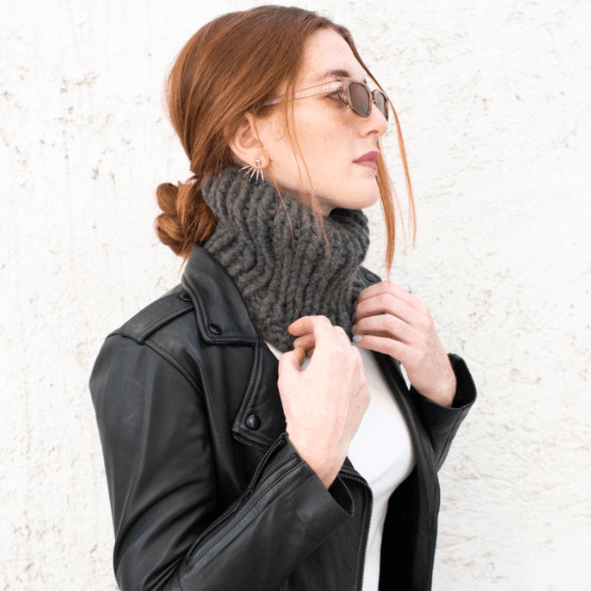 Bulky Sophia Cowl Pattern by Clinton Hill Cashmere