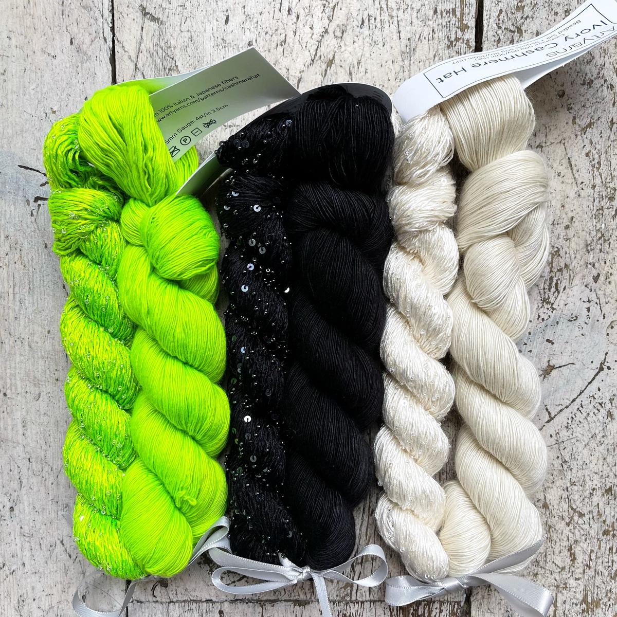 Sparkly Cashmere Hat Kit