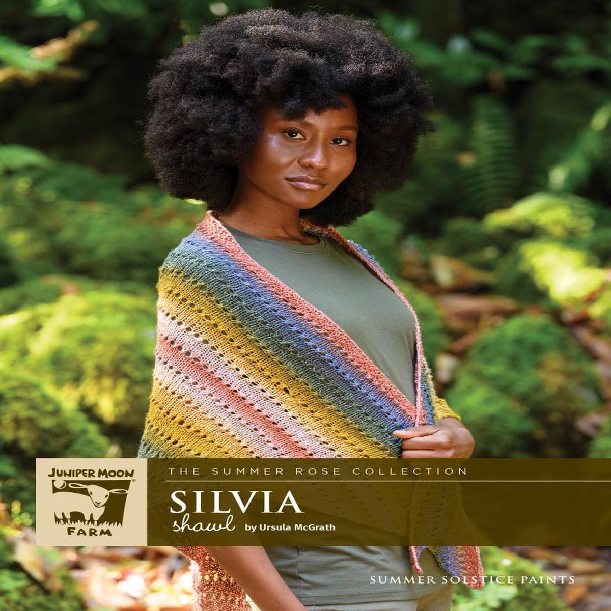 SILVIA SHAWL Pattern by Juniper Moon Farm - Leaflet
