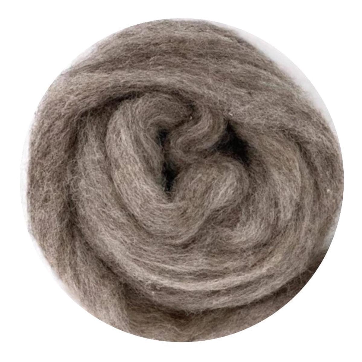 Carded Corriedale Wool Roving - Woodland Creatures Squirrel