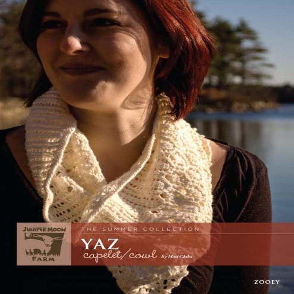 YAZ CAPELET/COWL Pattern by Juniper Moon Farm - Leaflet