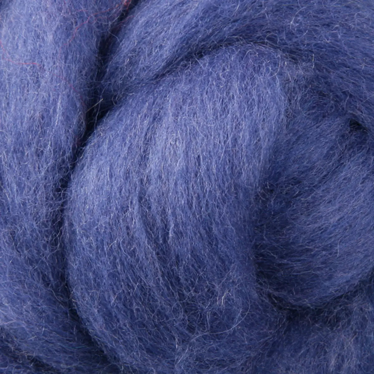 Ashford Solid Colored Corriedale Sliver - Blueberry Pie