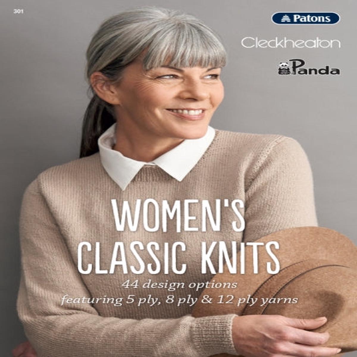 "Women's Classic Knits" Pattern Book by AYC