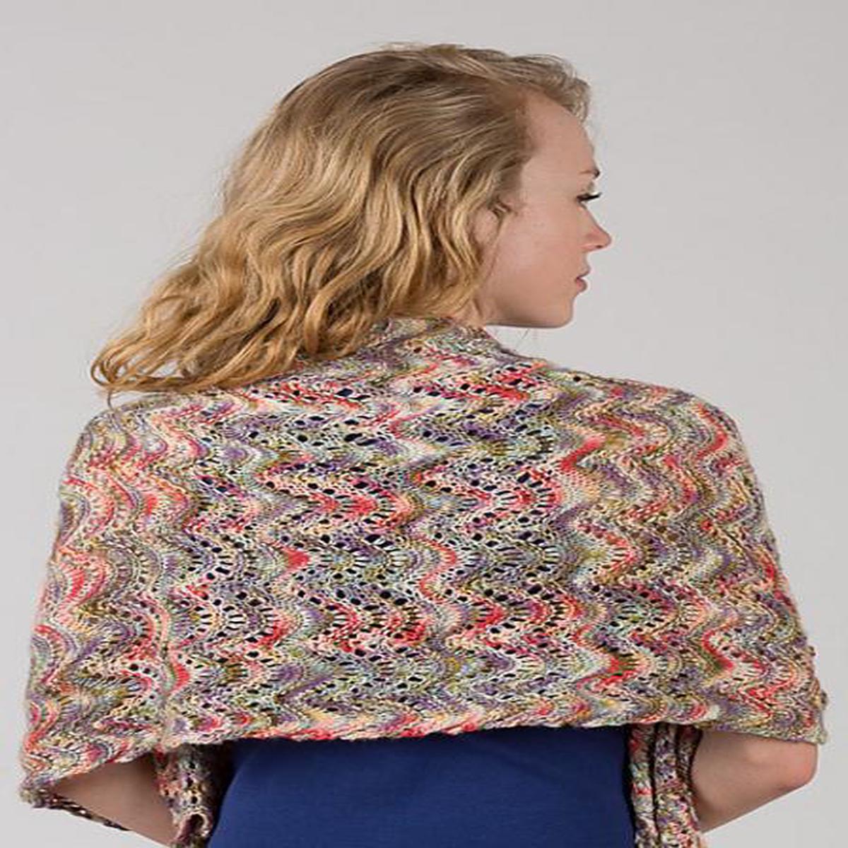 Watercolour Shawl Pattern