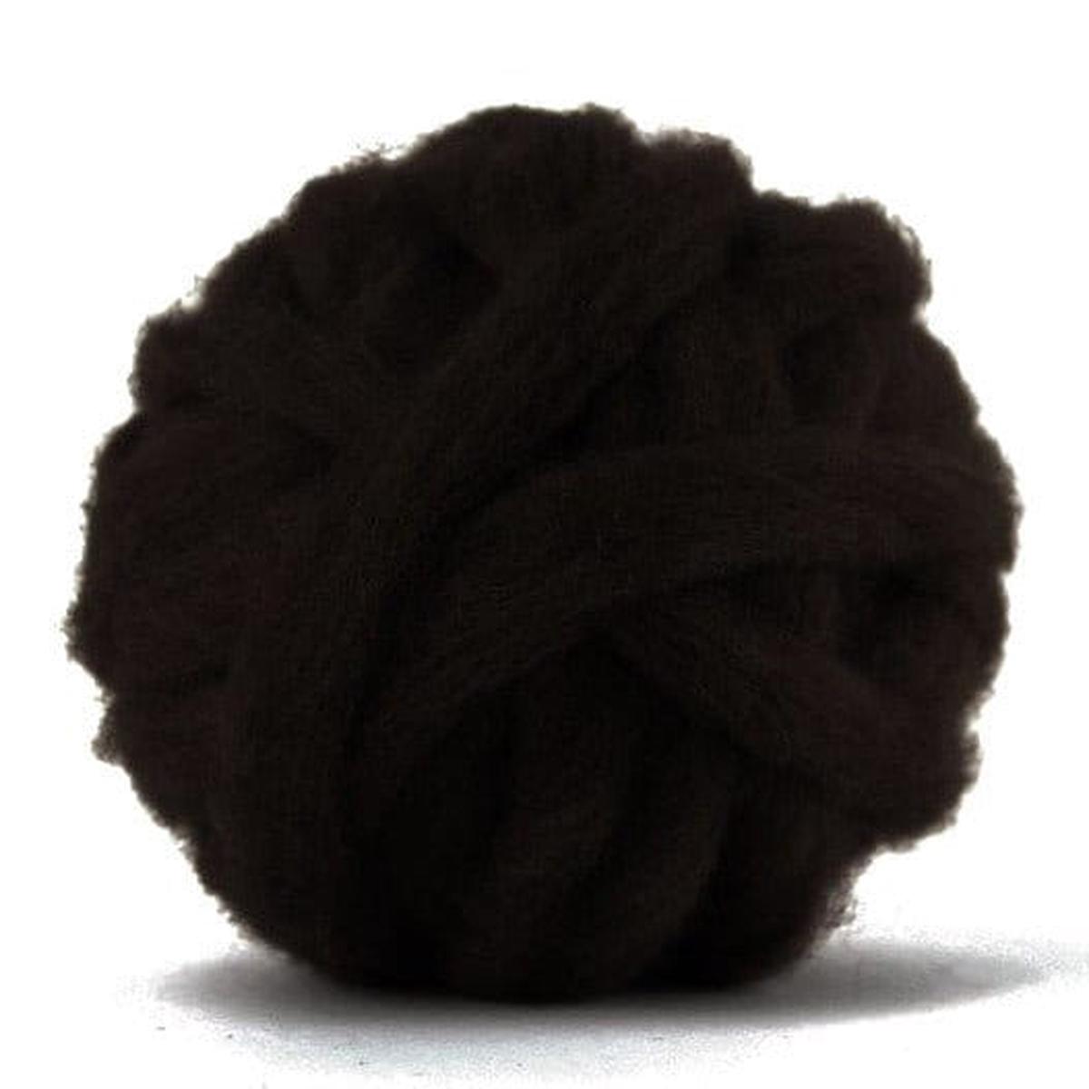 Carded Corriedale Sliver - Mocha