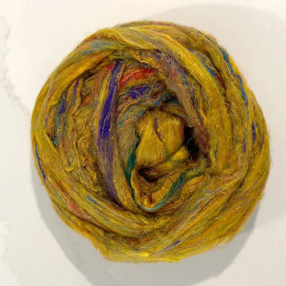 Recycled Sari Silk Top - Carousel