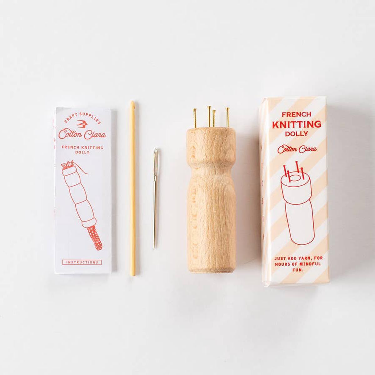 French Knitting Bobbin Wooden Dolly