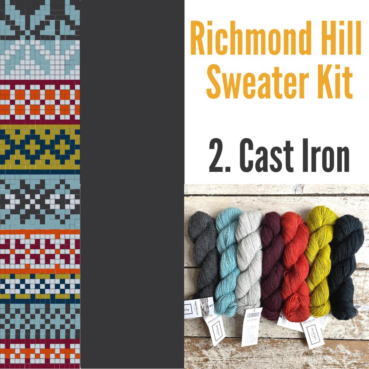 Richmond Hill Sweater Kit 2 - Cast Iron