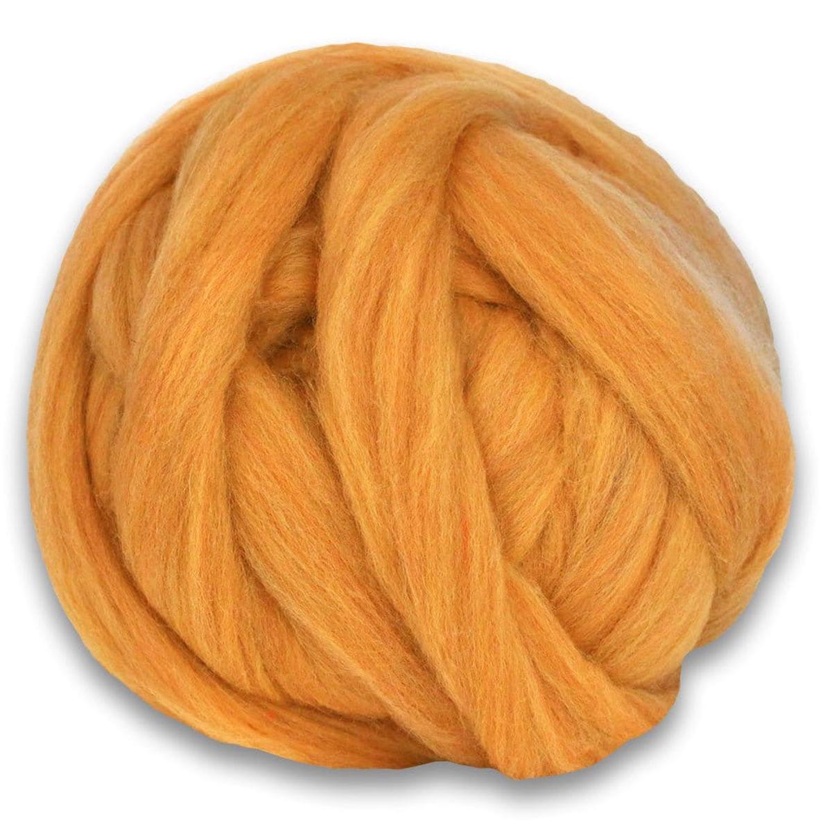 Shetland Heather Combed Wool Top - Fairy Flax
