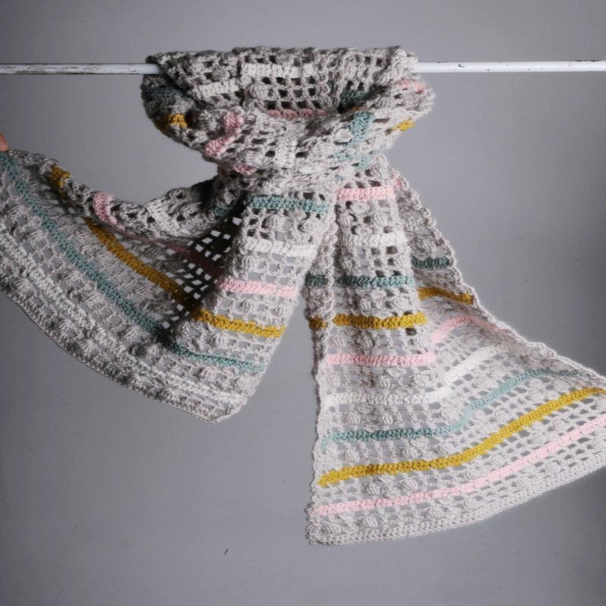 Trellis Scarf CROCHET Pattern