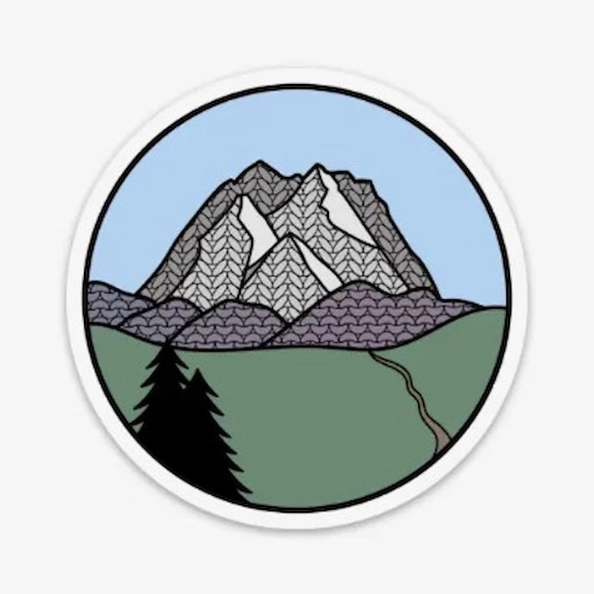 Camp Stitchwood | Denali Knitional Park Knitting Sticker