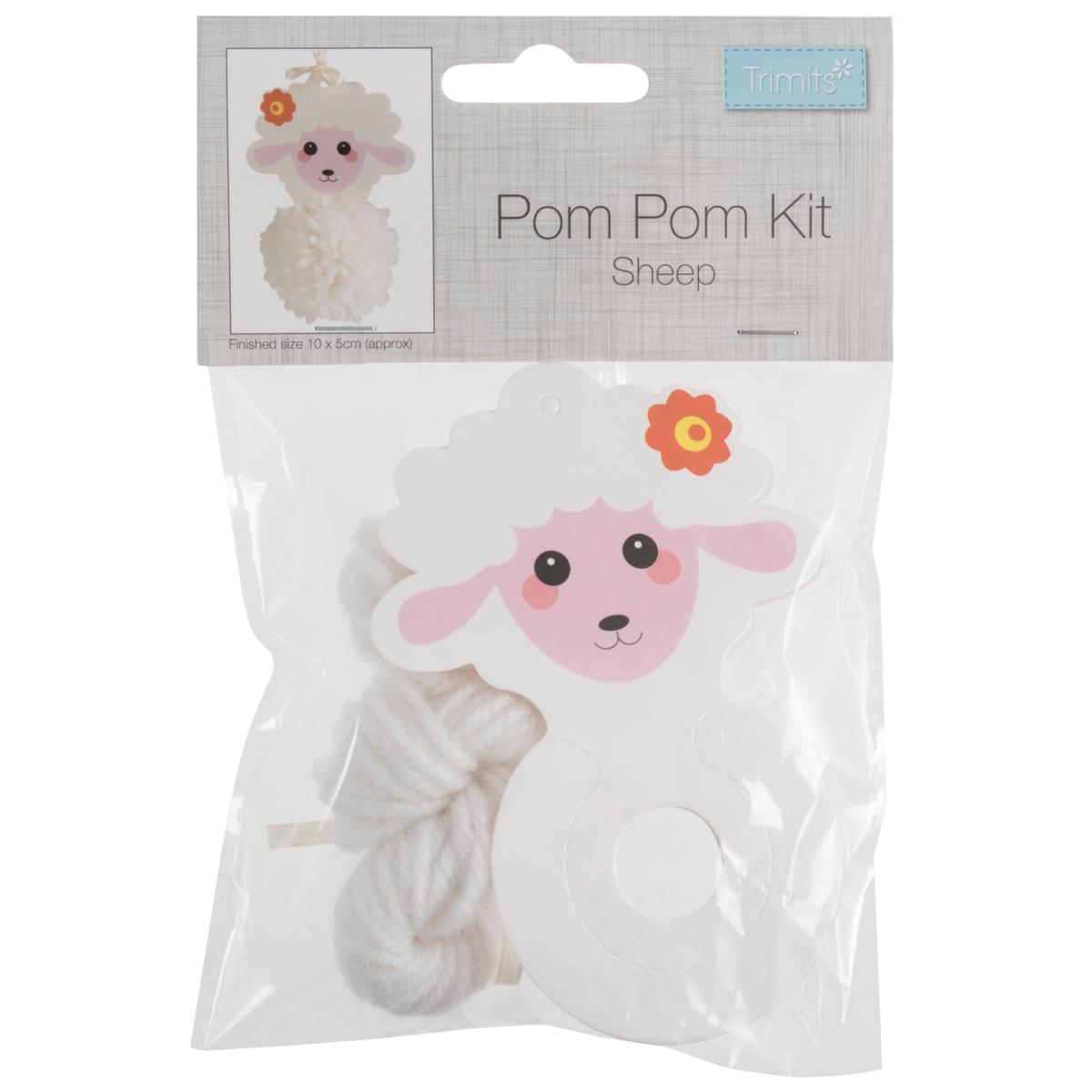 Pompom Decoration Kit - Sheep