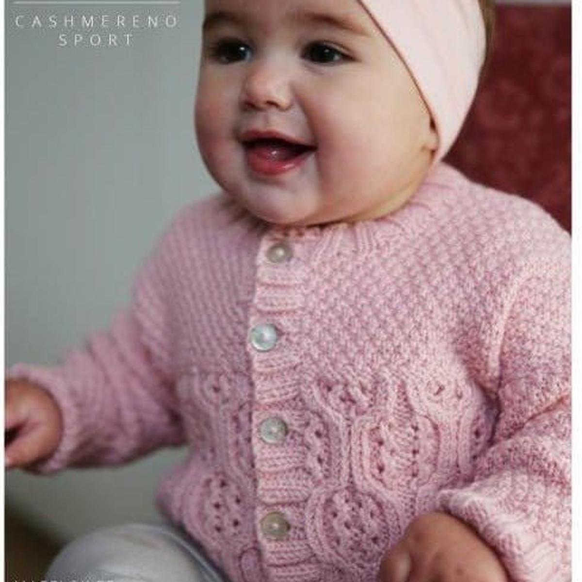 Baby Maeflower Cardigan Pattern | Ella Rae