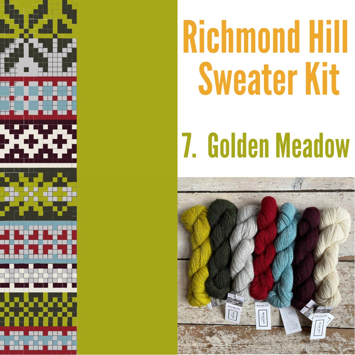 Richmond Hill Sweater Kit 7 - Golden Meadow
