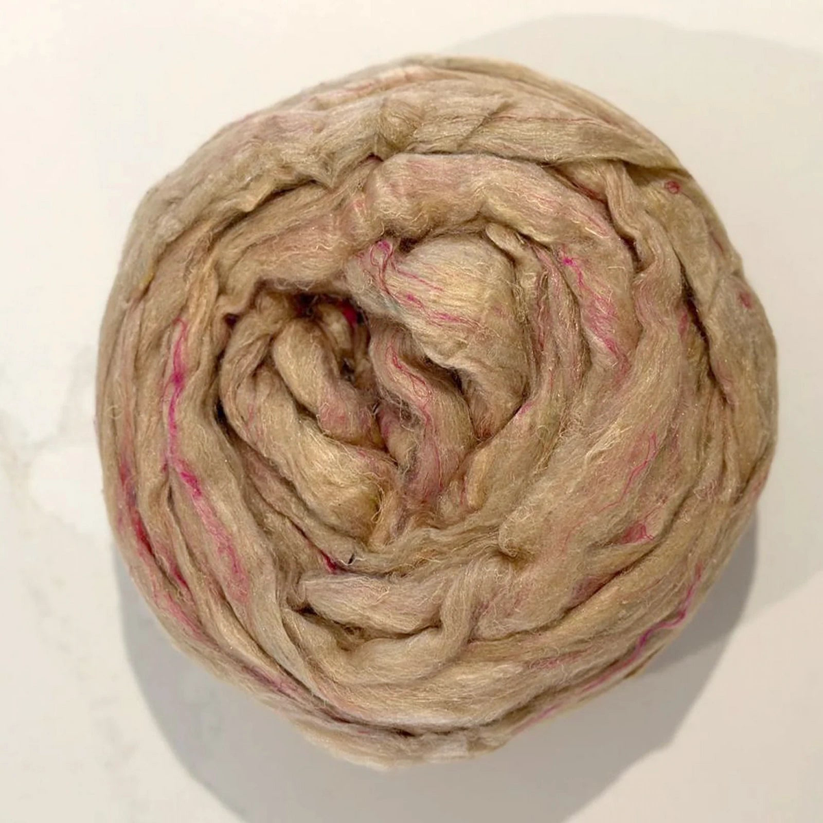 Recycled Sari Silk Top - Sandstorm